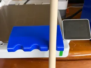 Pool Cue holder with Customizable Weight