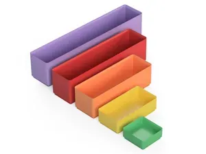 Gridfinity Bin Starter Pack (1x1 - 5x5) 2u-6u