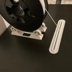 Filament guide for IKEA Lack enclosure