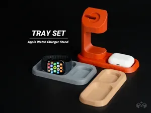 Apple Watch Charging Stand Tray Set
