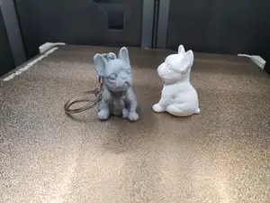 French bulldog Keyring