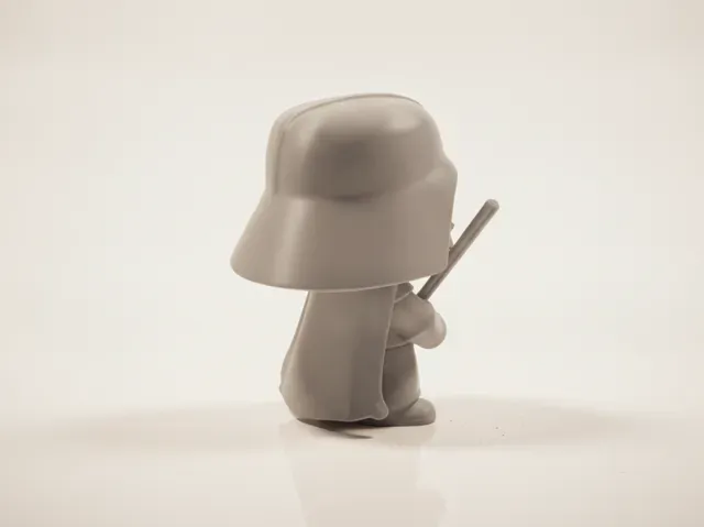 Darth Vader Chibi Star Wars Figurine — Image 3 of 4