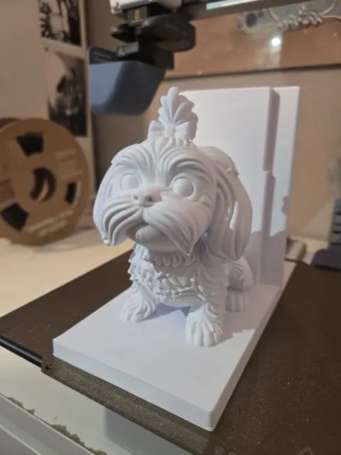 Adorable Shih Tzu Bookend-Functional & High Detail — Image 2 of 6