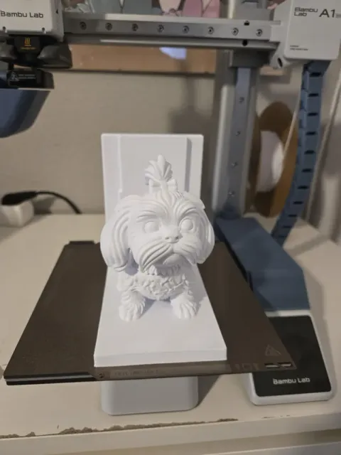 Adorable Shih Tzu Bookend-Functional & High Detail — Image 4 of 6