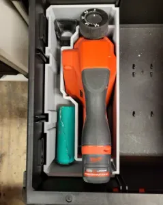 Packout drawer insert for M12 Planer