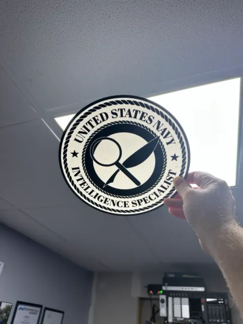 US Navy IS Rate LED Lamp (Light Box) + Stand — Image 2 of 4