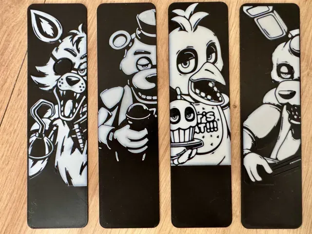 Five Nights at Freddy’s Bookmarks – Set ! FnAF