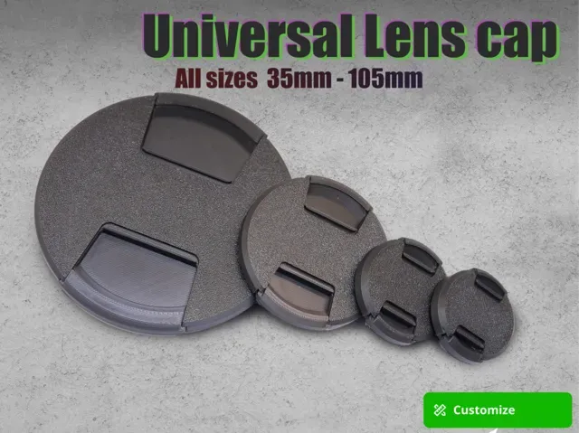 Universal lens cap - all sizes
