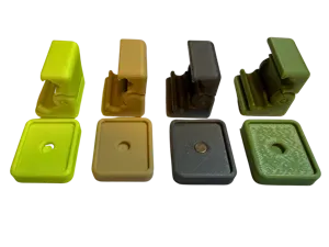Magnetic Cable Clip System with Desk Dock Mount