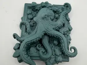 Krake im Rahmen – Eindrucksvolle Wandkunst
