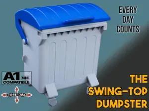 The swing-top dumpster