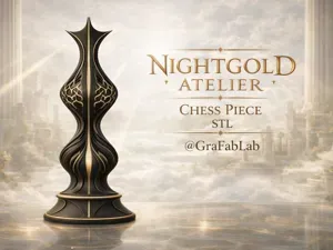 Nightgold Atelier "King" - chess piece