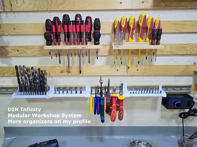 Drill Bit Holder DIN Rail | DIN Infinity — Фото 2 из 6
