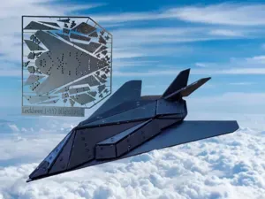 F-117 Nighthawk Kit Card – Print and Assemble