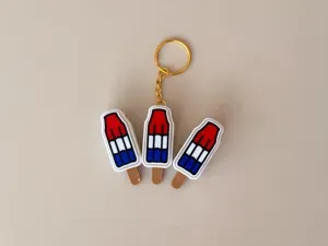 Fire cracker Popsicle Fidget clicker + keychain