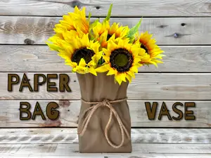 Paper Bag Vase