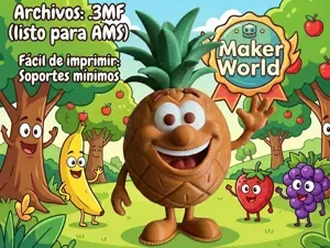 Piña Los Tutifrutis 3D Cartoon Edition AMS Ready