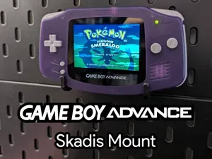 Game Boy Advance IKEA Skadis mount