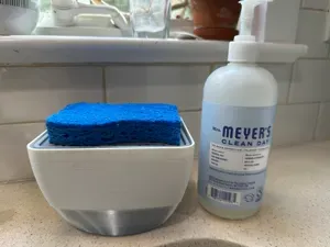 Dish Soap Dispenser & Sponge Holder