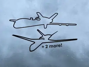 MQ-9 Reaper drone wall art collection (4 models)
