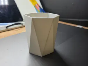 Geometric Triangular Pencil Holder