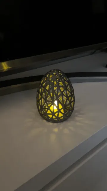 Easter egg with voronoi for tea candle V2 — Фото 3 из 4