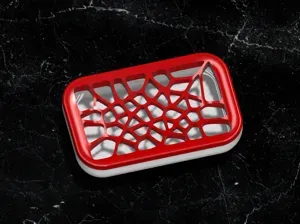 Voronoi Soap Dish - Self Centered Tray