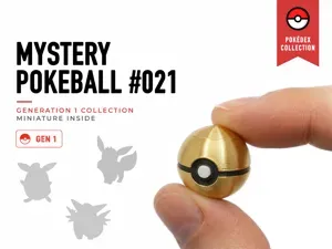 Tiny Mystery Pokeball 021 - Mini Pokemon Series