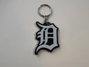 Detroit D Keychain