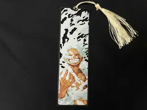 Luffy Gear 5, One Piece, Framed Cutout Bookmark