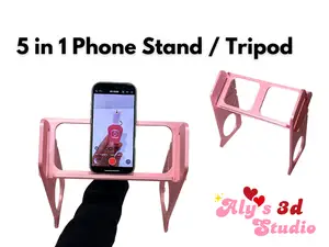 Phone Stand/Tripod - 5 in 1 Shoot POV & Close Ups