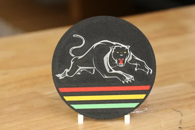 NRL Rugby Penrith Panthers 100mm Round Coaster — Фото 2 из 2