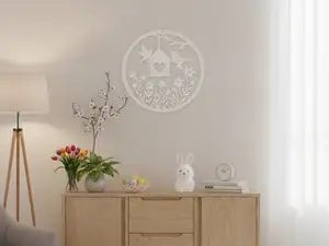 Frühlingszauber: Vogelhaus (Wand- & Fensterdeko)