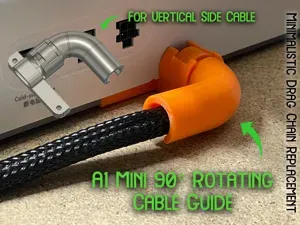 A1 Mini 90° Rotating Cable Guide | For Side Cable