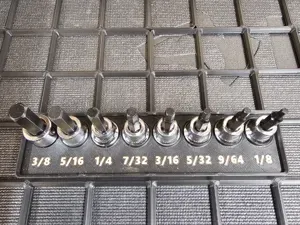 ICON SAE Short Hex Socket Set Storage Gridfinity