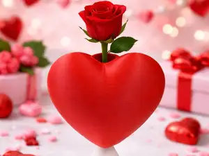 Heart Message Vase