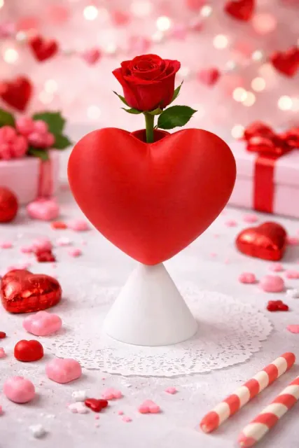Heart Message Vase — Image 8 of 9
