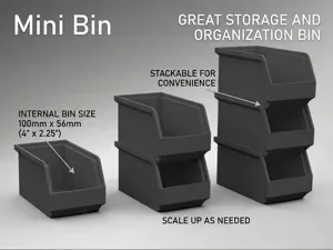 Mini Bin Stackable