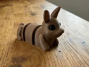 Articulated Long-Ear Hare - Cute Flexi Toy