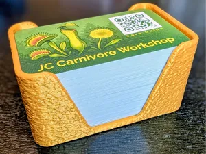 Business card holder rounded corners