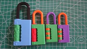 五位数密码锁Five Digits Combination Padlock（Recreated 6-9 Digits）更新6-9位数。