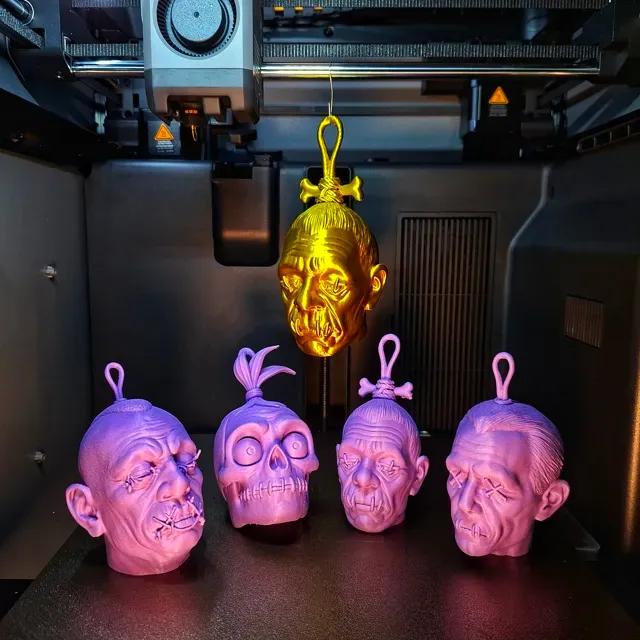 Shrunken heads Christmas ornaments — Фото 2 из 6
