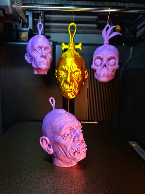 Shrunken heads Christmas ornaments — Фото 4 из 6