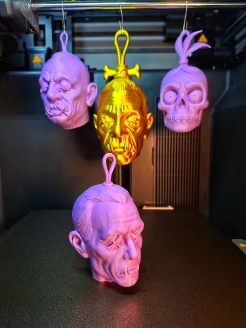 Shrunken heads Christmas ornaments — Фото 6 из 6