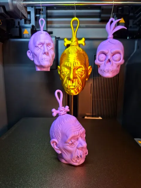 Shrunken heads Christmas ornaments — Фото 5 из 6