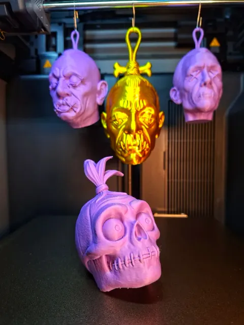 Shrunken heads Christmas ornaments — Фото 3 из 6