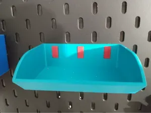 Ikea skadis beak box with removable hook