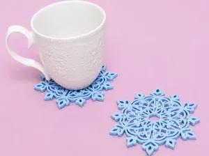 Snowflake Drink Coaster - AMS