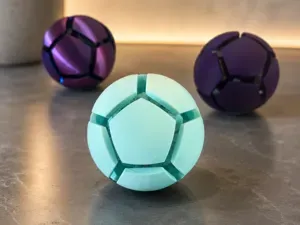 Clicky Dodecahedron Fidget Sphere