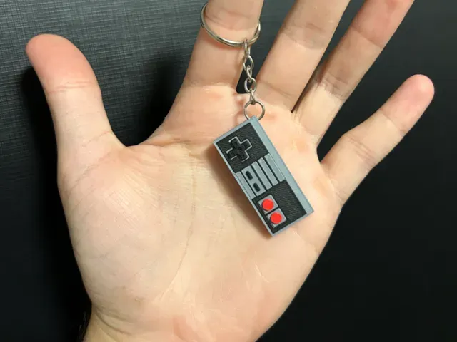 NES Controller Keychain